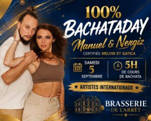 100% Bachataday avec Manuel et Nergiz et autres artistes, DJ Ladyalsa