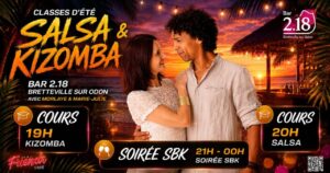 2.18 SBK – Classe d&rsquo;été Salsa & Kizomba By La Timba