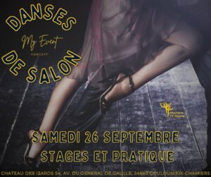 26/09 Stages et pratique danses de Salon by My Event Concept