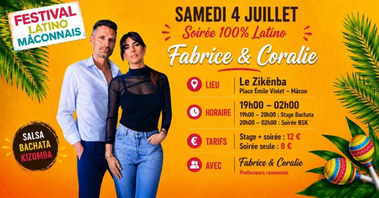 2eme Soirée du FLAM SBK avec Coralie et Fabrice samedi 4 juillet