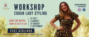 6h de cours intensif de Cuban Lady Styling avec Giuliana (4×1,5h)/Soirée SB avec DJ Ladysalsa