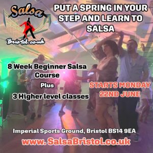 8 Week Beginner Salsa Course & 3 Higher Levels