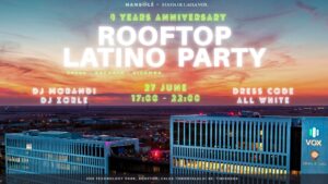 8 Years Anniversary – Rooftop Latino Party