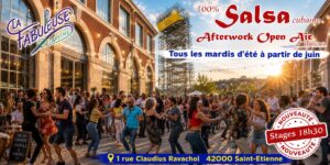 afterwork open air soirée 100% salsa cité du design (nouveauté: stage de salsa à 18h30)