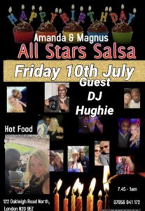 All Stars Salsa Amanda & Magnus Birthday