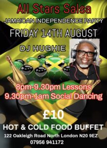 All Stars Salsa Friday 14th August