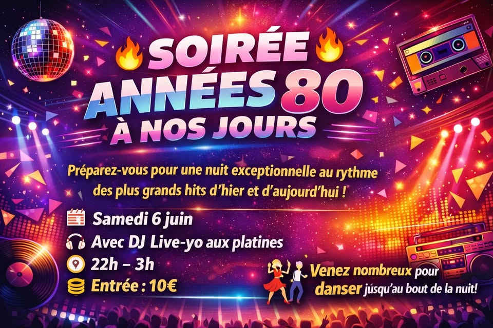 Années 80 à nos jours party by DJ Live-yo