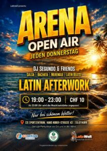 Arena Open Air – Salsa, Bachata… Jeden Donnerstag!
