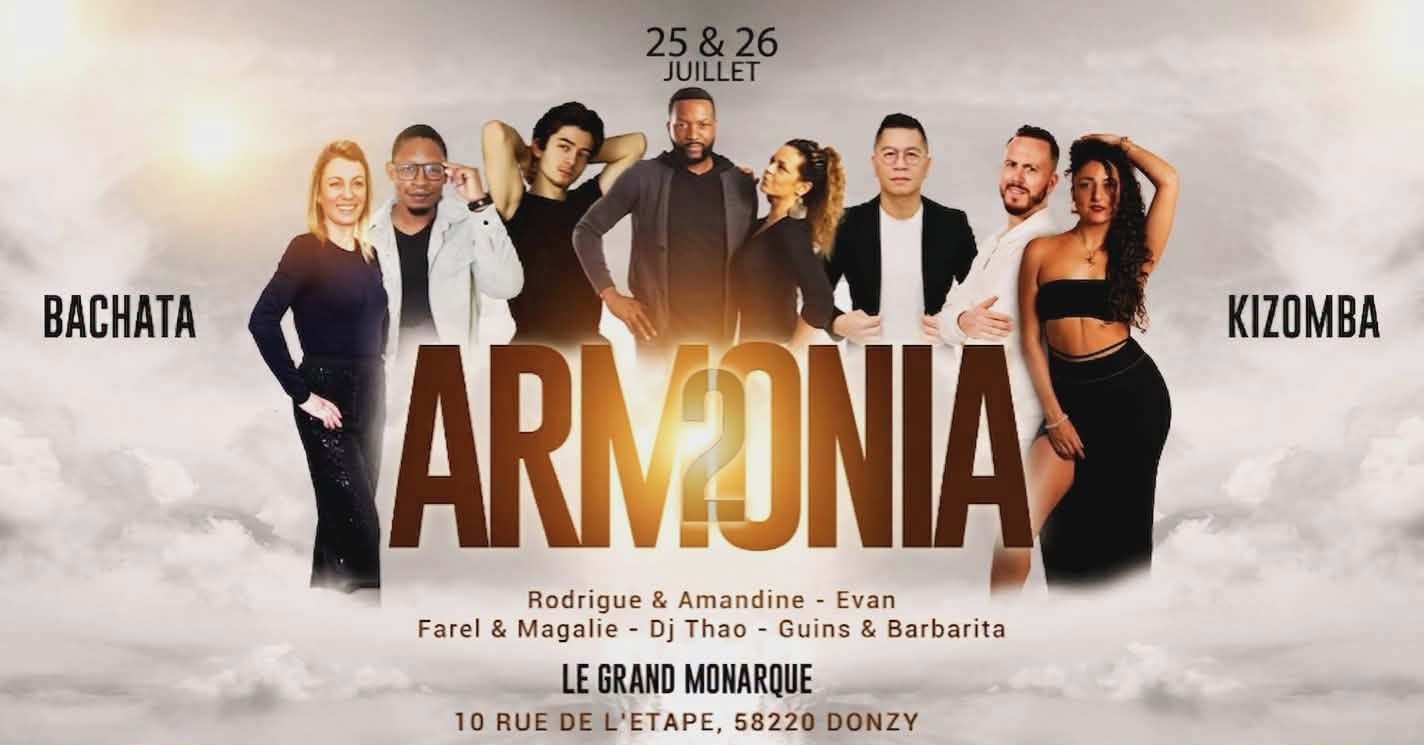 Armonia 2 au Grand Monarque de Donzy ( Kizomba, Bachata et Salsa)