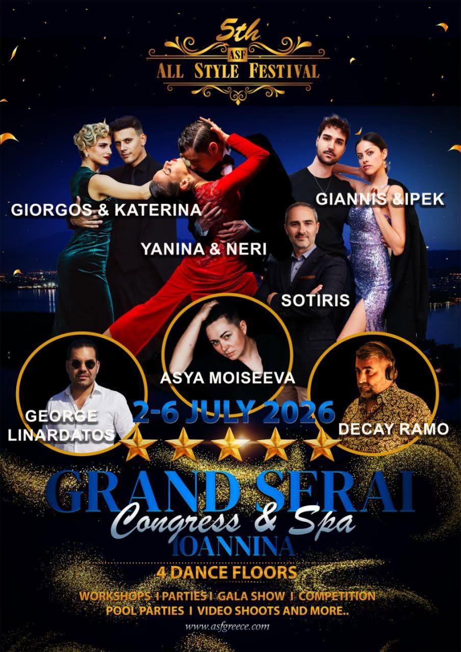 ASF All Style Festival 2026 – Tango Weekend | Ioannina