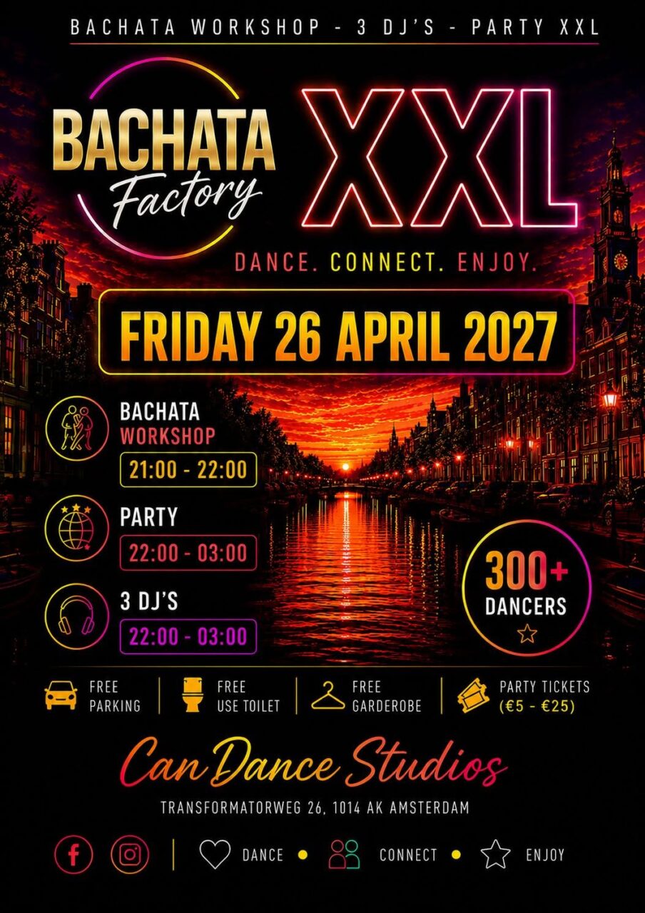 Bachata Factory XXL Kingsnight Party 26 Apr 2027