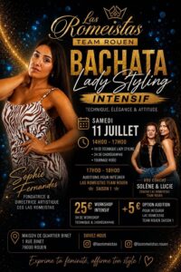 Bachata Lady Styling intensif by Las Romeistas team Rouen 🌟