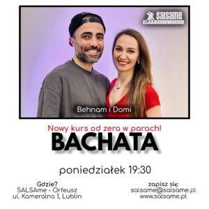 BACHATA | nowy kurs od zera | SALSAme | start: lipiec 2026