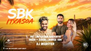Bachata & Soirée SBK _ Itxasoa Anglet _ Plage des Cavaliers