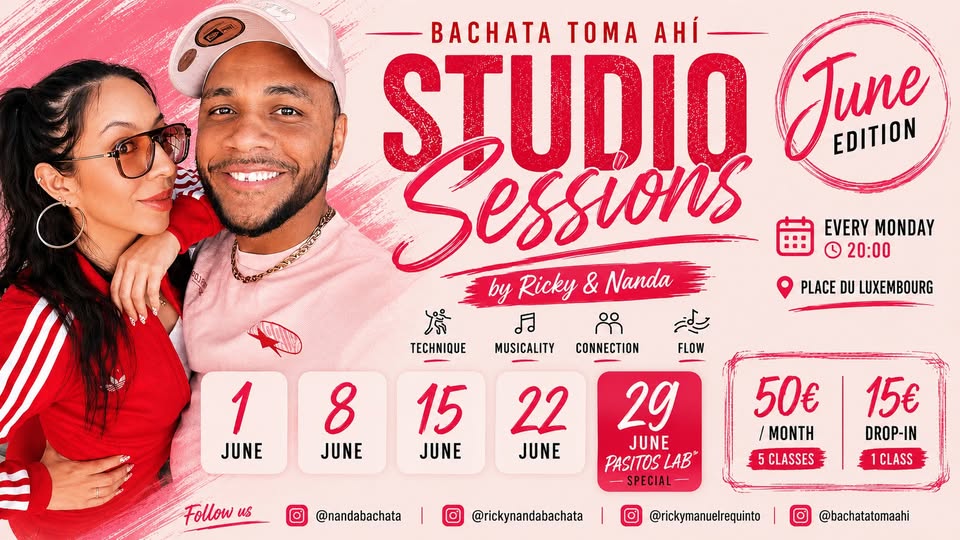 BACHATA TOMA AHÍ – STUDIO SESSIONS | JUNE EDITION