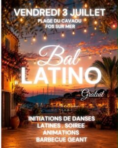 Bal Latino FOS SUR MER – Barbecue géant sur la plage