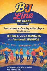 Bal linedance et country avec bj line au marina plage