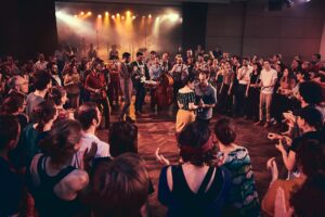 bal swing aux Jardins du Lac