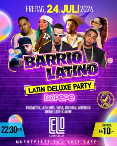 BARRIO LATINO – Latin Deluxe Party mit DJ Pepe