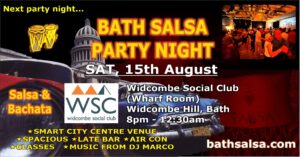 BathSalsa Party Night (15th August)