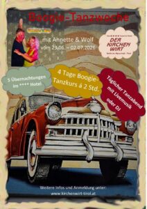 Boogie -Woogie-Tanzwoche im Superior Hotel Der Kirchenwirt, Reith im Alpbachtal