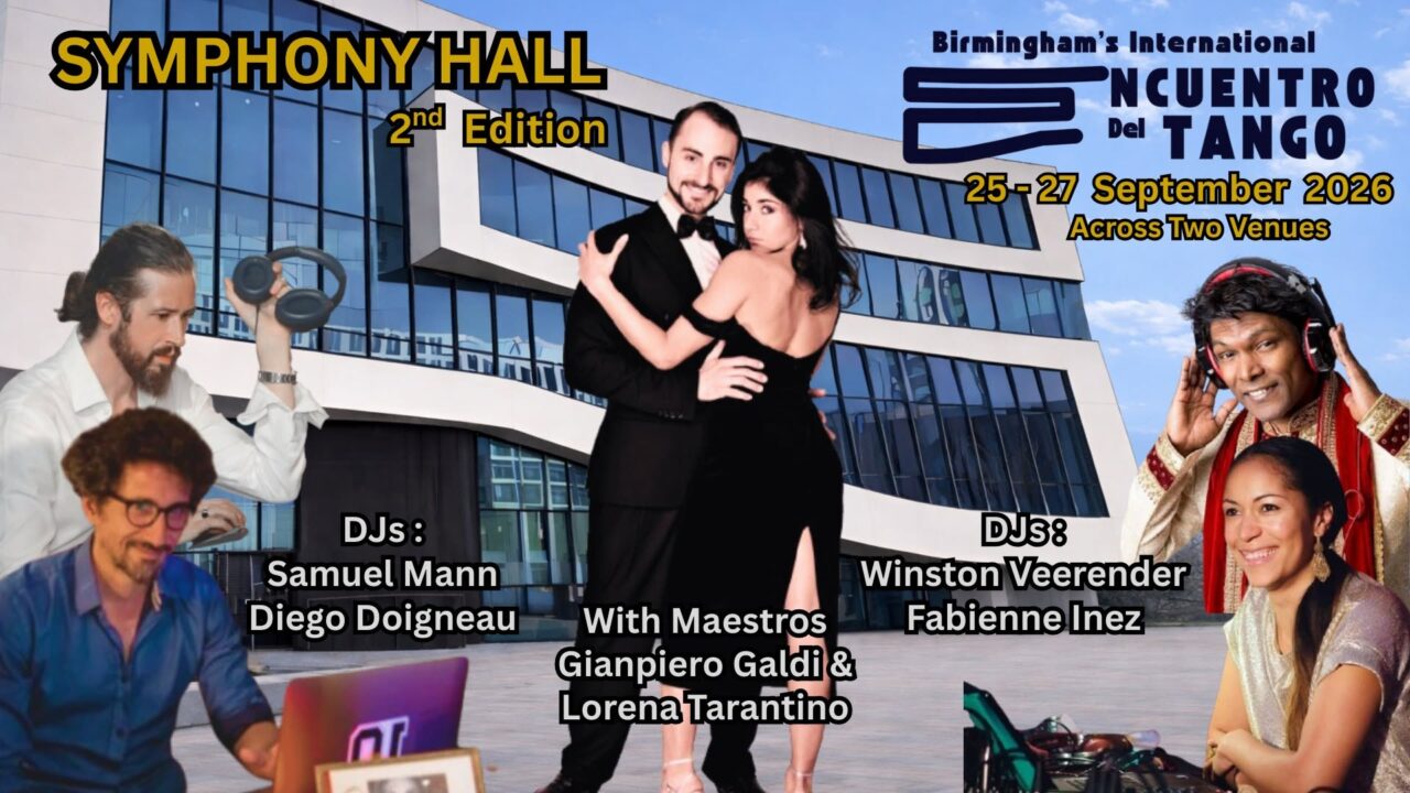 Bookings Open – Birmingham&rsquo;s International Encuentro with Gianpiero Galdi & Lorena Tarantino