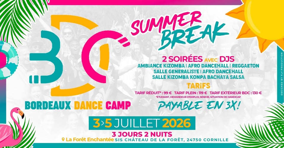 BORDEAUX DANCE CAMP – SUMMER BREAK 2026