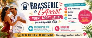 Brasserie de l’Arrêt : votre arrêt latino tous les jeudis d’été!