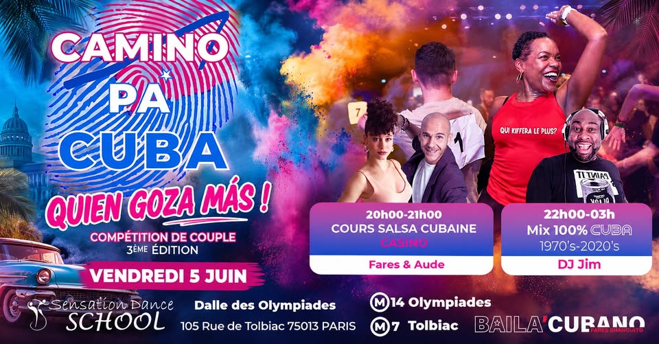 CAMINO PA* CUBA – Soirée Mensuelle + LIVE MUSIC