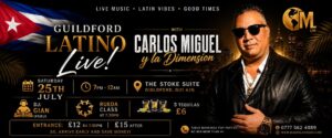 Carlos Miguel y La Dimension Band, Live in Guildford.