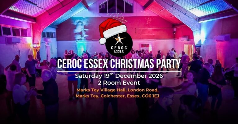 Ceroc Essex 2 Room Christmas Party – Saturday 19th December 2026