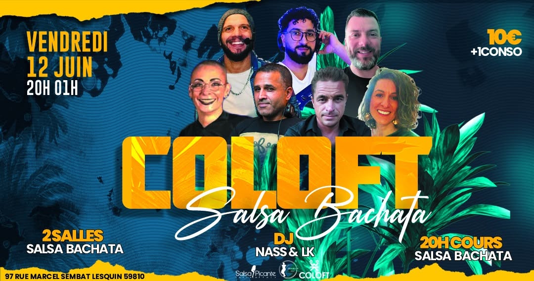 COLOFT Soirées Salsa & Bachata 2 salles