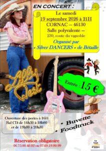 Concert de Lilly West dans le Lot