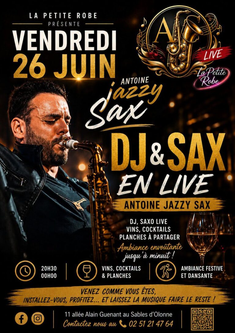 concert live DJ & Sax chez La Petite Robe