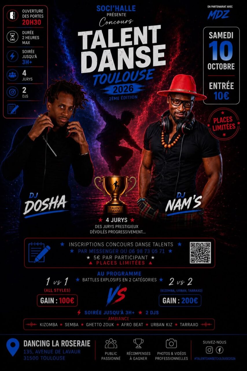 🏆 Concours Talent Danse Toulouse 2026 – 2ème Édition