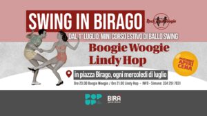 Corsi di ballo swing – Piazza Birago Edition