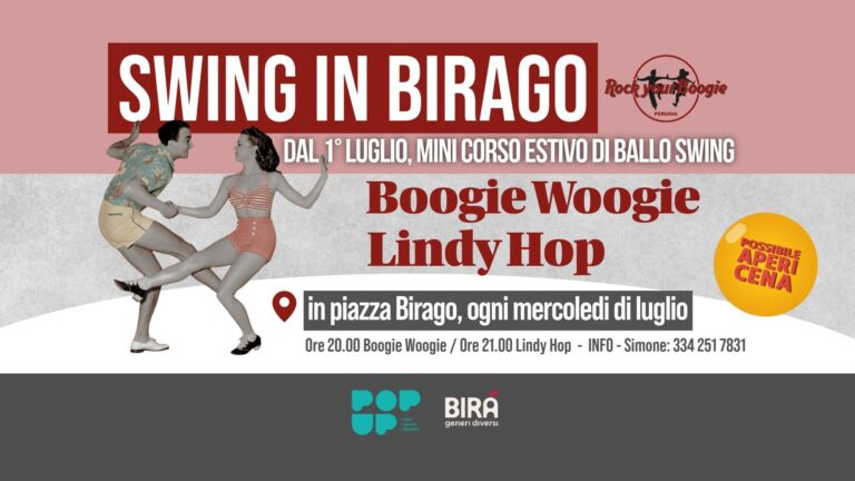 Corsi di ballo swing – Piazza Birago Edition