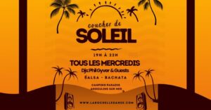 Coucher de Soleil, Soirée Latino, Salsa et Bachata.