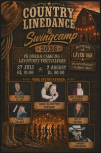 Country Linedance & Swingcamp på Dokka Camping 2026