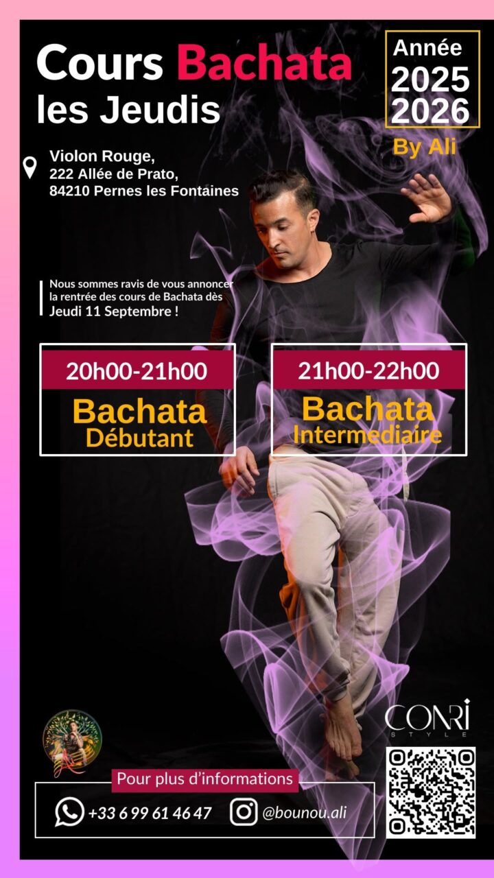 Cours Bachata Jeudi Violon Rouge