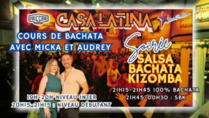 Cours de bachata avec Poitiersalsa et soirée SBK
