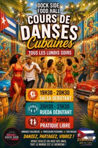 COURS DE DANSES CUBAINES * LUNDIS – DOCKSIDE