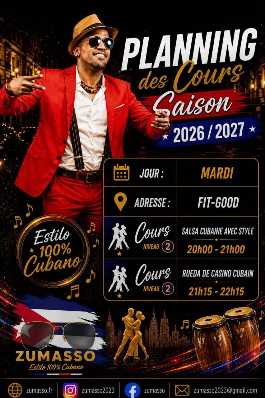 COURS DE DANSES CUBAINES *MARDIS FIT-GOOD44