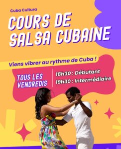 Cours de Salsa Cubaine