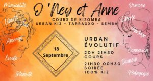 Cours d&rsquo;urban kiz évolutif