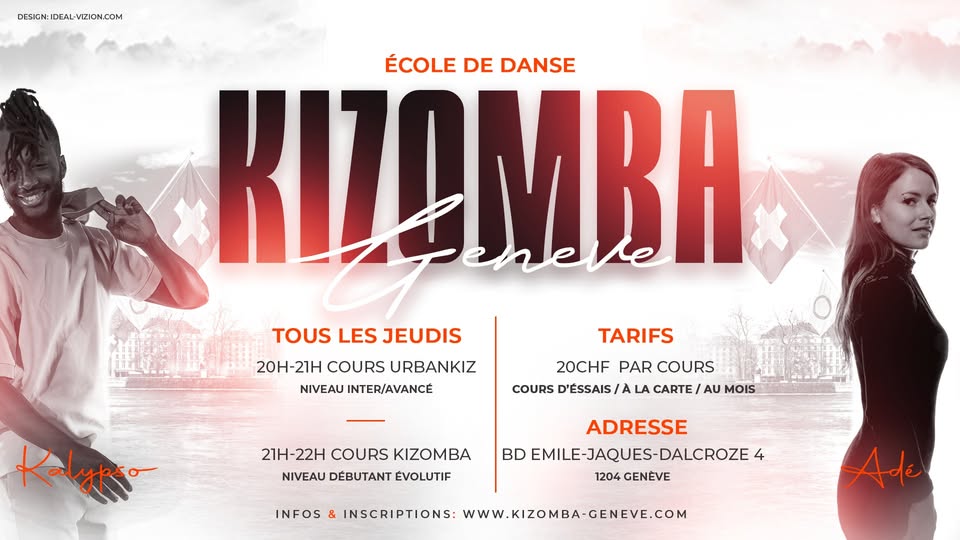 Cours Kizomba Genève – Kalypso & Adé