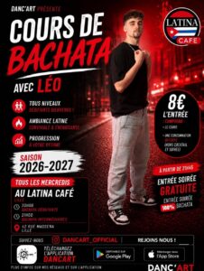 Cours & Soirée 100% Bachata à Lille | Latina Café • DANC’ART