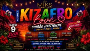 Cours & Soirée Kiz Afro Love (Monkeys)