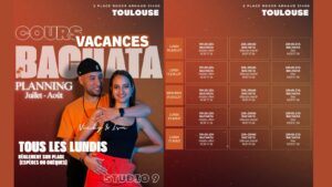 Cours Vacances Bachata Juillet-Aout