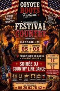 Coyote Boots Festival – Country 🇺🇸 🐴